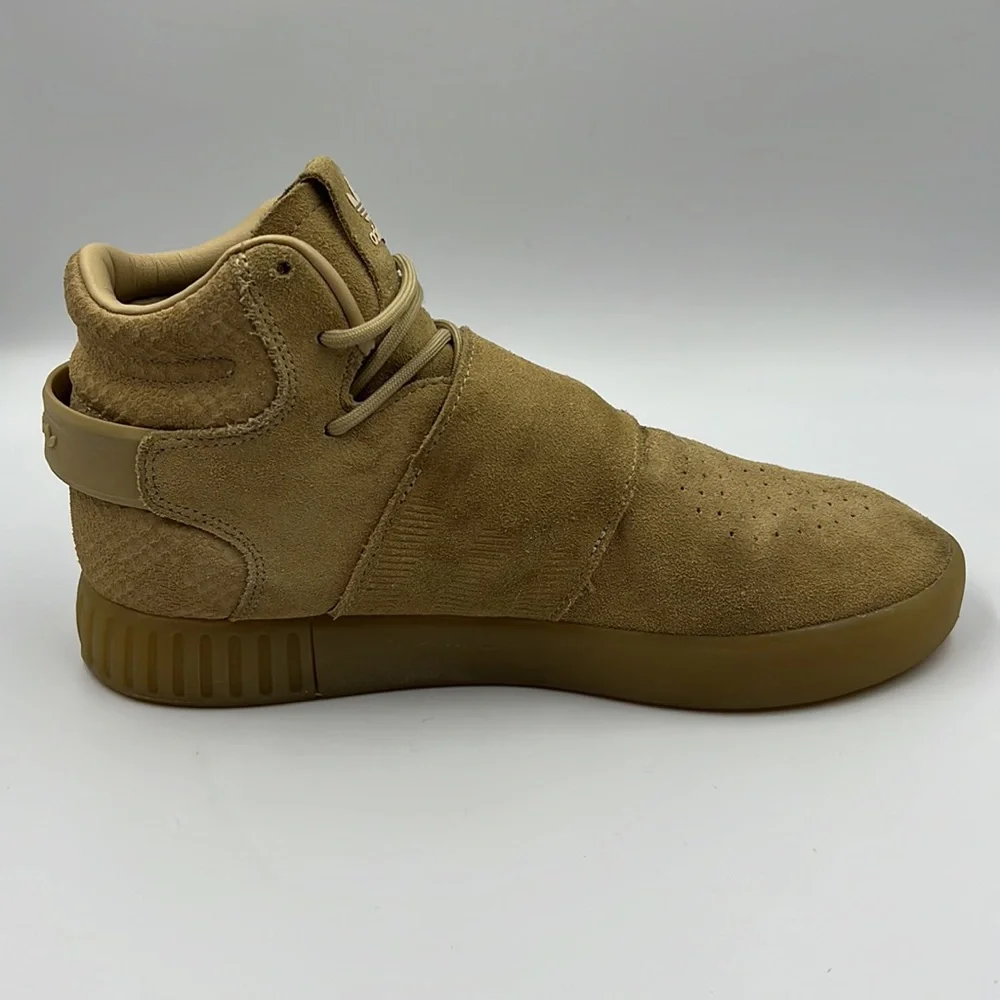 Adidas Tubular Invader Strap Suede Shoes Women’a‎ Sz 8.5